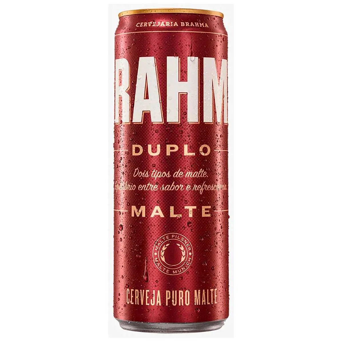 Cerveja Pilsen Brahma Duplo Malte Lata 473ml