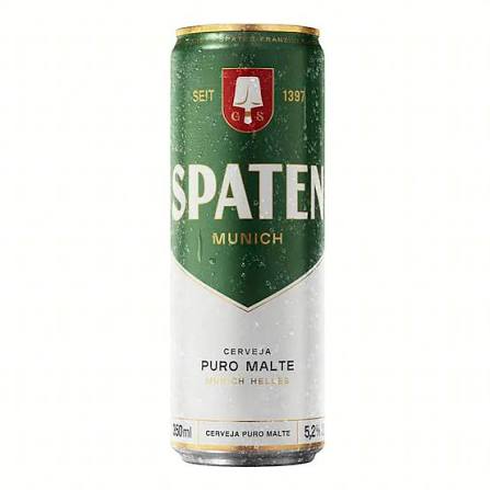 Cerveja Spaten Puro Malte Lata 350ml